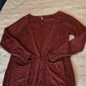 Light Red Cardigan